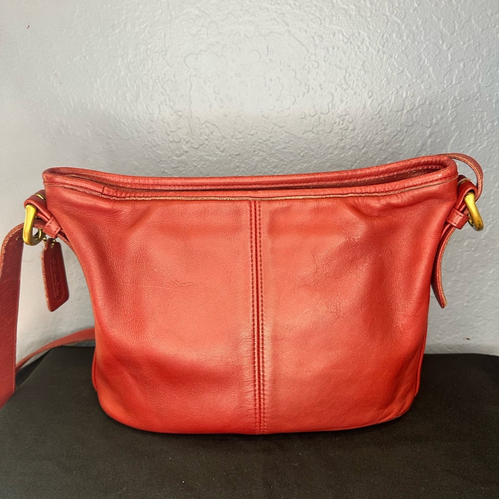 🍓Vintage Coach Worth Leather Shoulder Bag 4143🍓 - Picture 2 of 6